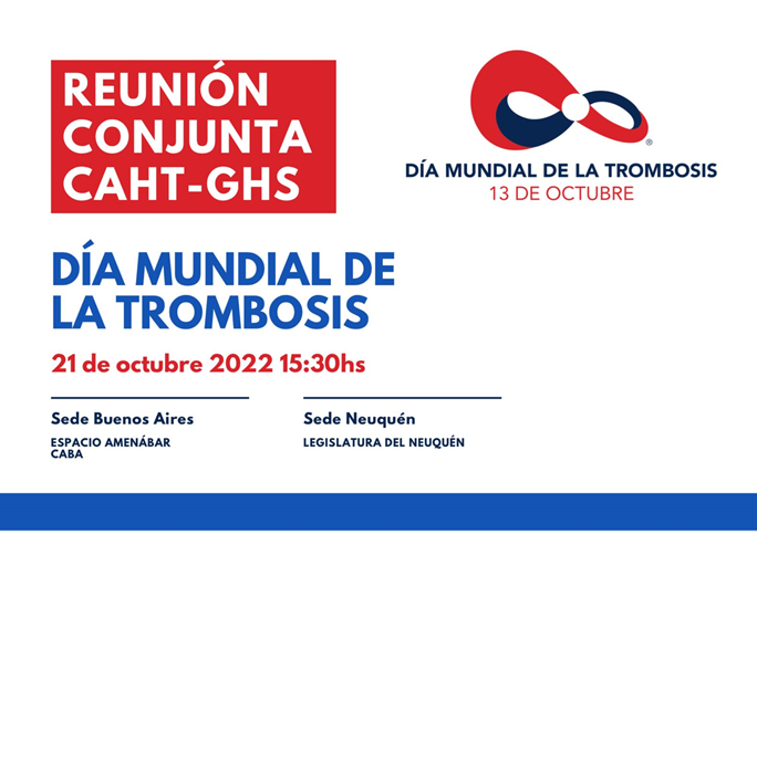 Reunión CAHT-GHS por Día Mundial de la Trombosis